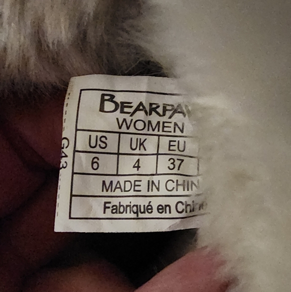 BearPaw Marina Waterproof Quilted Faux Fur Snow Boot in Hickory II, Size 6. NIB - Picture 8 of 14